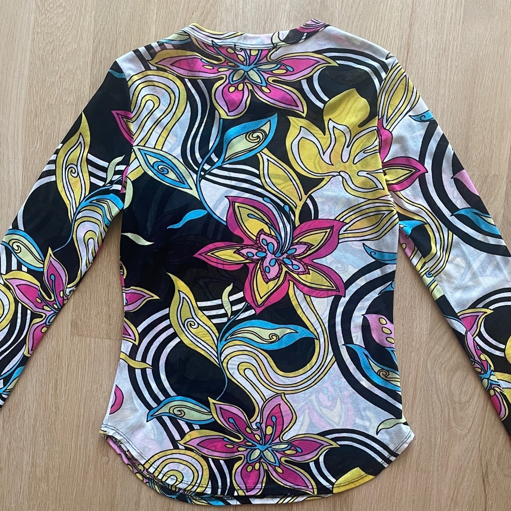 Karen Kane Lifestyle Multicolor Patterned Top